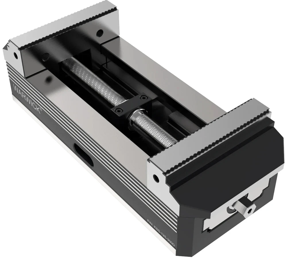 Discover the WARWICK CNC KSF-125-300C/D - Precision Quick Release Mechanical Bench Vise for Effortless Tooling System Fixation