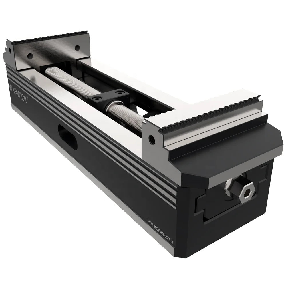 WARWICK KSF80-275D Large Makro Grip Quick Change Concentric Vise - Precision Auto-Centering Tool for Your Workshop