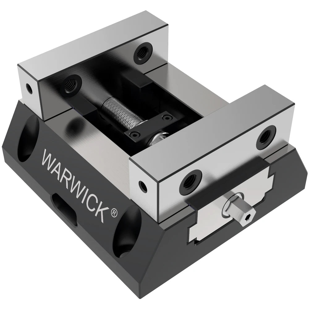 Discover the WARWICK KSF-125-180A Precision Quick Change 5-Axis Self-Centering Vise for Ultimate Clamping Efficiency