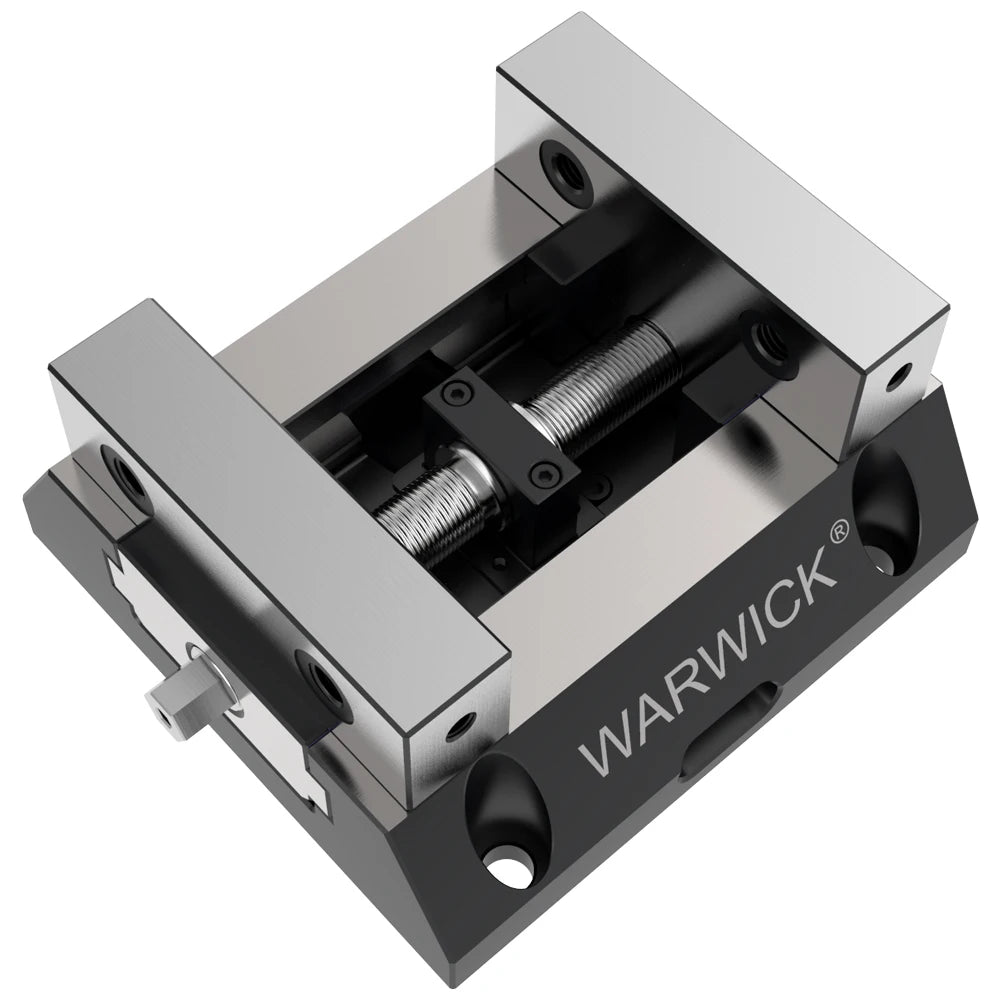 Discover the WARWICK KSF-125-180A Precision Quick Change 5-Axis Self-Centering Vise for Ultimate Clamping Efficiency