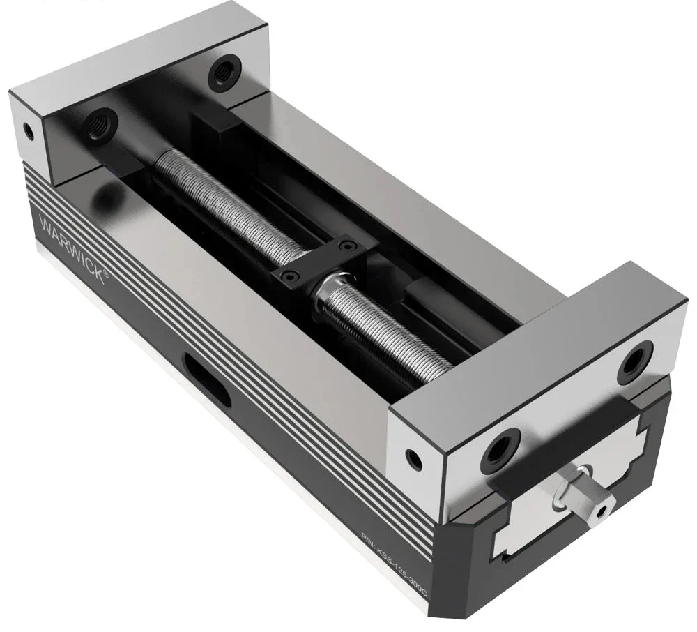 Étau mécanique KSF125-300C/D à déverrouillage rapide pour systèmes de fixation CNC