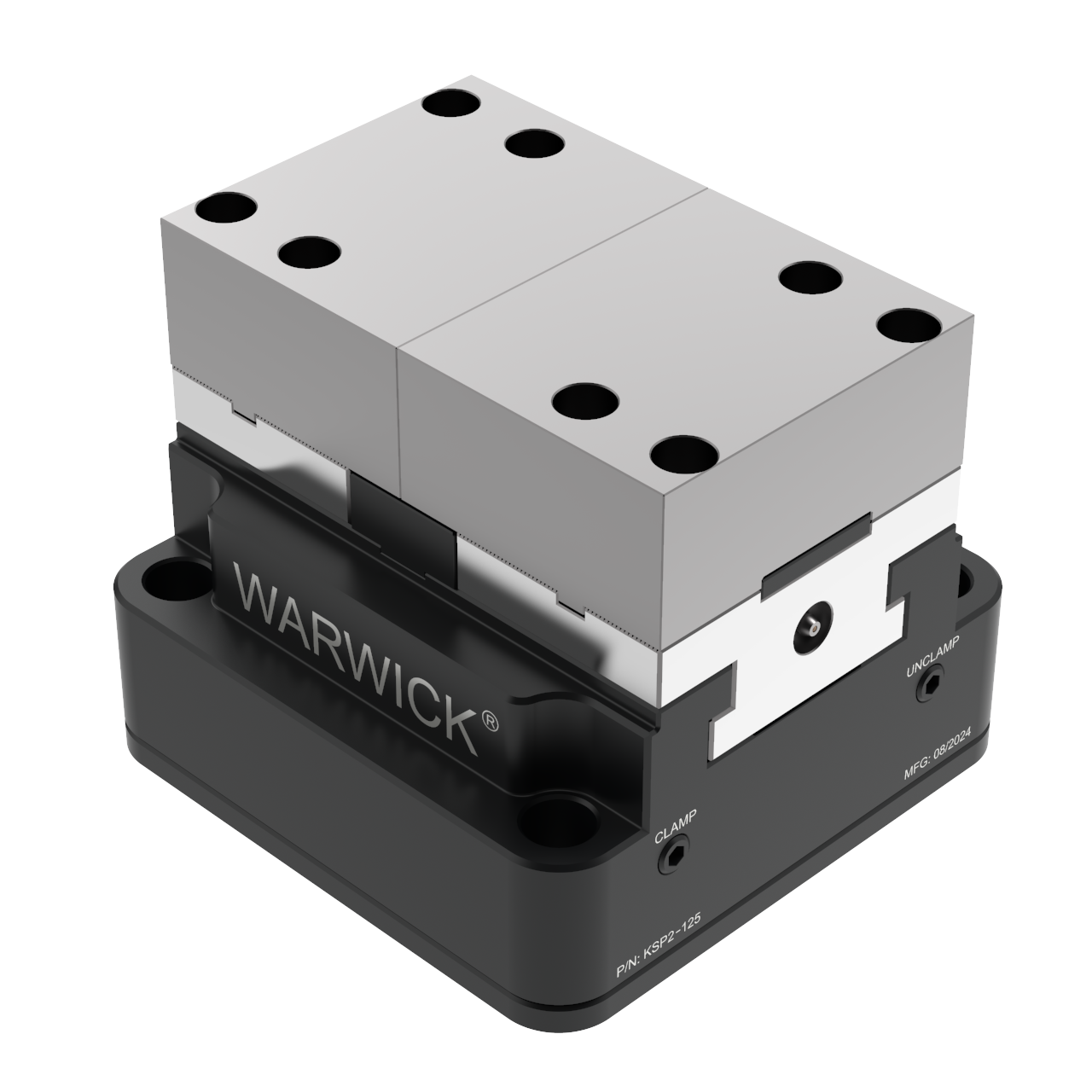 Etau pneumatique KSP125L - 12 kN