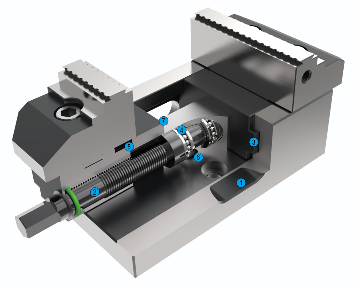 Etau KSS100 ouverture 150 mm - 25 kN